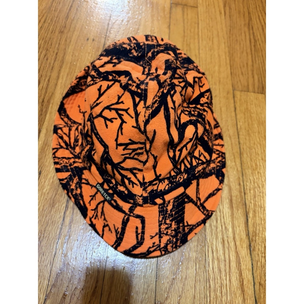 Cabelas Hat Adult L Seclusion Blaze Orange Insulated Ear Flap Hunting Gore-Tex